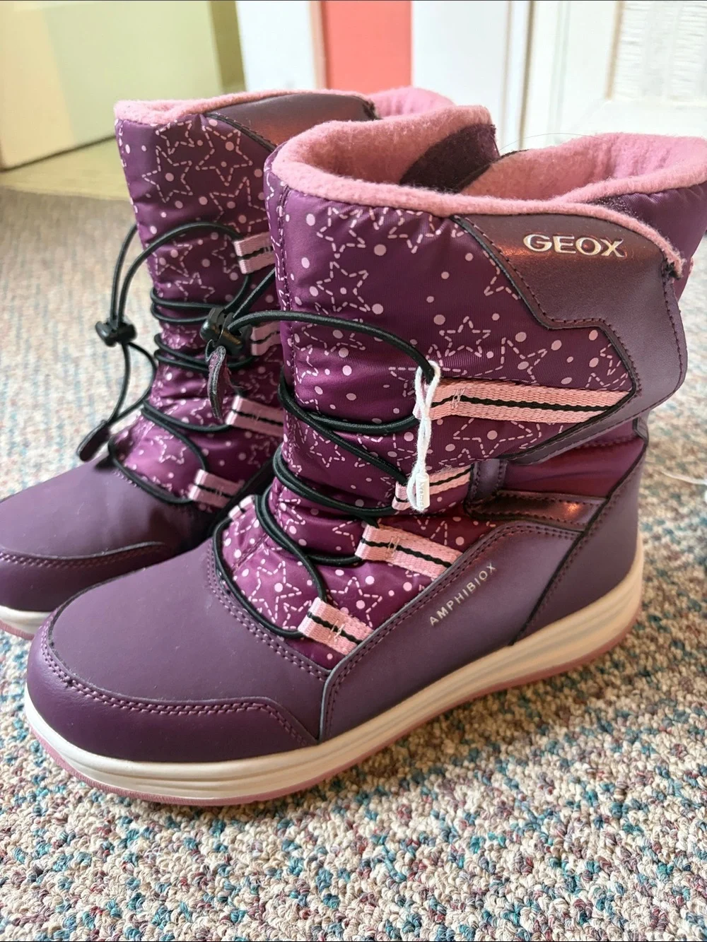 Geox Kids star Snow Boots size 4